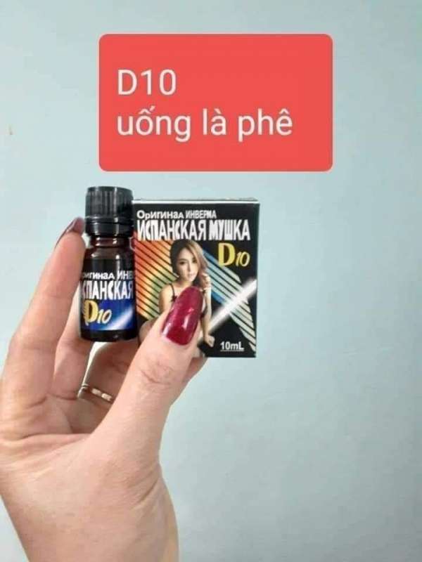 Nước Uống D10 không mùi không vị - kích thích kích dục nam nữ