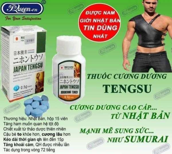 16 Viên Uống Japan Tengsu Nhật - Điều Trị Xuất Tinh Sớm nam Giới