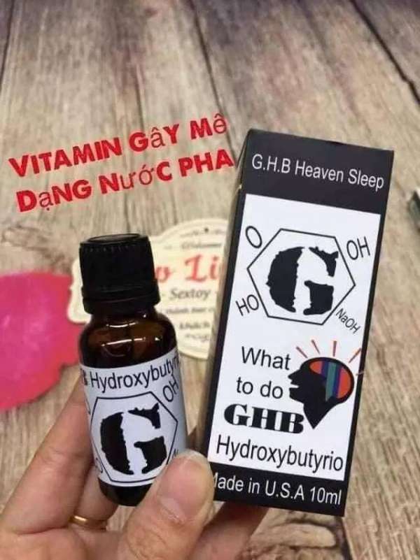 Thuốc Mê GHB - Dạng nước uống không vị