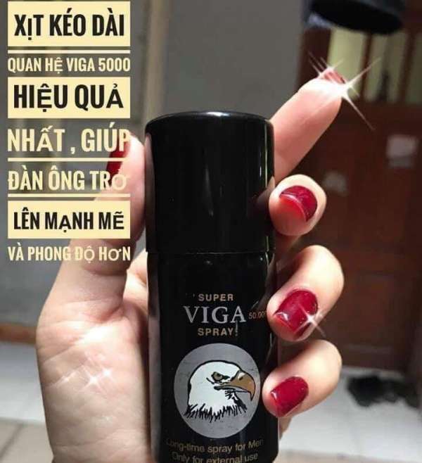 XỊT Viga50000 Cao Cấp - Chai xịt chống xuất tinh sớm, yếu sinh lý