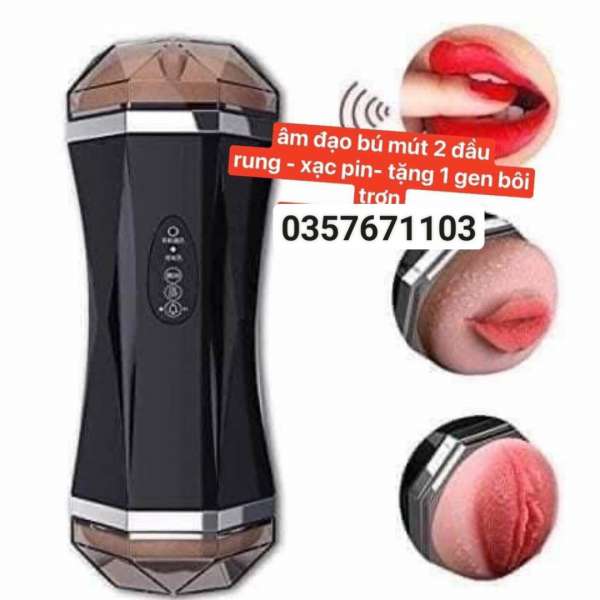 Âm Đạo Giả 2 Đầu Có Miệng Rung Rên