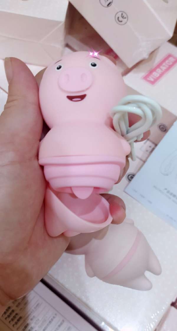 Sextoy Cho Nữ Lợn Hồng Lưỡi Liếm Vảy Le Cao Cấp nhiều chế độ