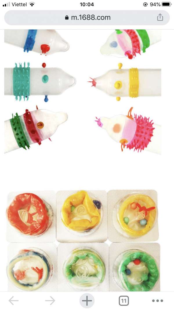 Bao Runbo  Hộp 1 Chiếc - Gân Gai tăng Khoái Cảm