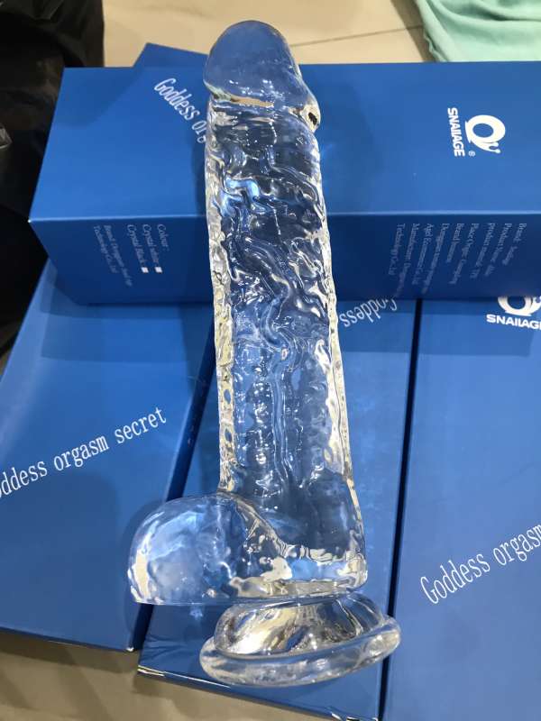 Dương Vật Silicon mềm Trong Suổt Cầm Tay Tăng Kích Thích