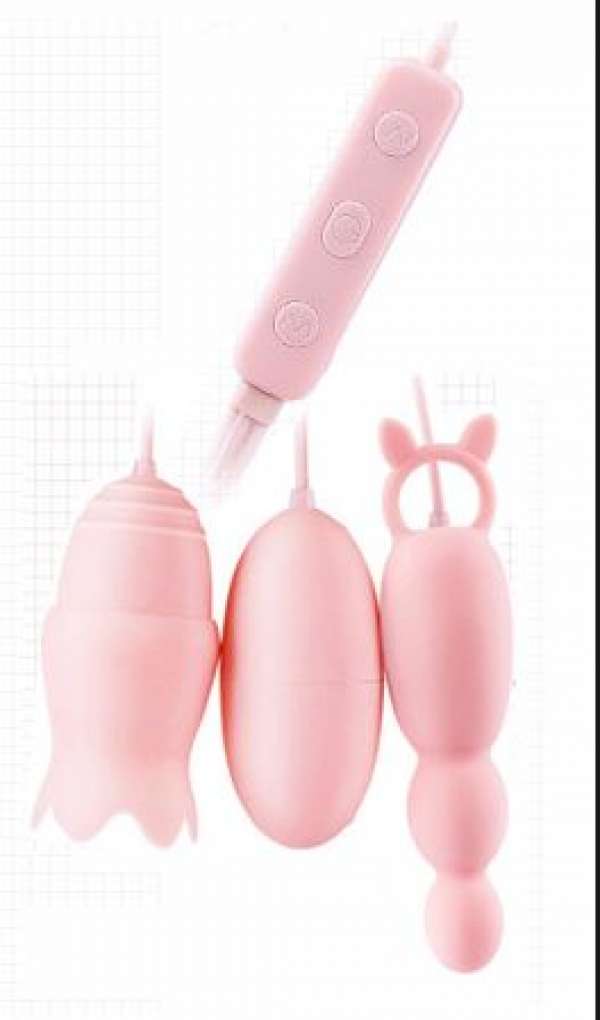 Trứng 3 đầu Cắm Sạc  Mẫu Mới USB Rung 20 Tần Số Đa chức năng.