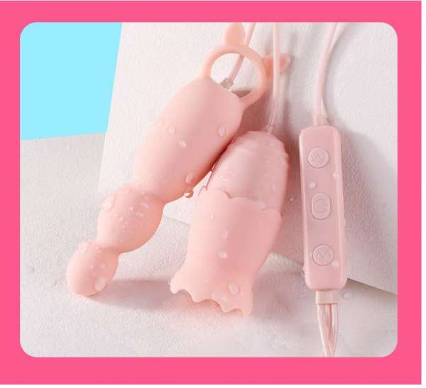 Trứng 3 đầu Cắm Sạc  Mẫu Mới USB Rung 20 Tần Số Đa chức năng.