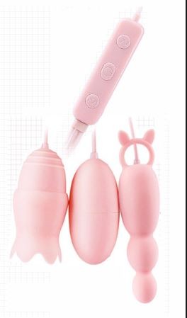 Trứng 3 đầu Cắm Sạc  Mẫu Mới USB Rung 20 Tần Số Đa chức năng.