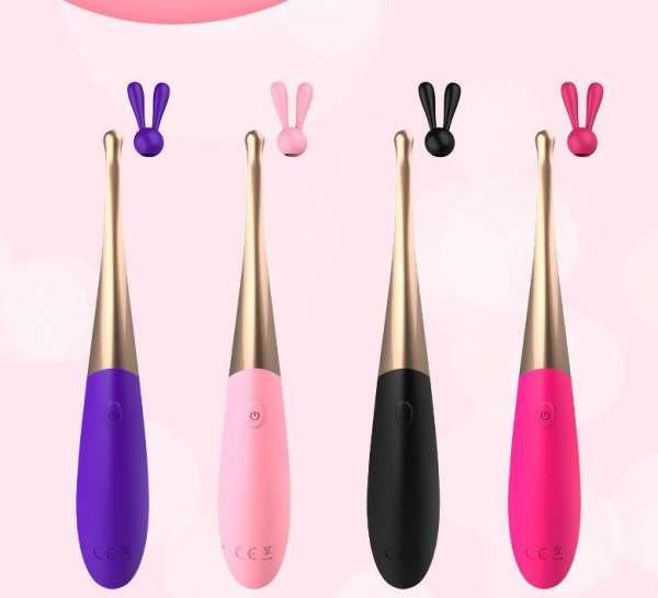 Bút đội đầu sạc 12 tần số rung massage thiết bị đồ chơi tình dục Nữ