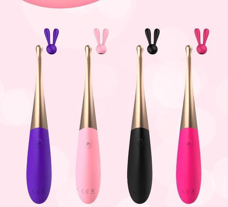 Bút đội đầu sạc 12 tần số rung massage thiết bị đồ chơi tình dục Nữ