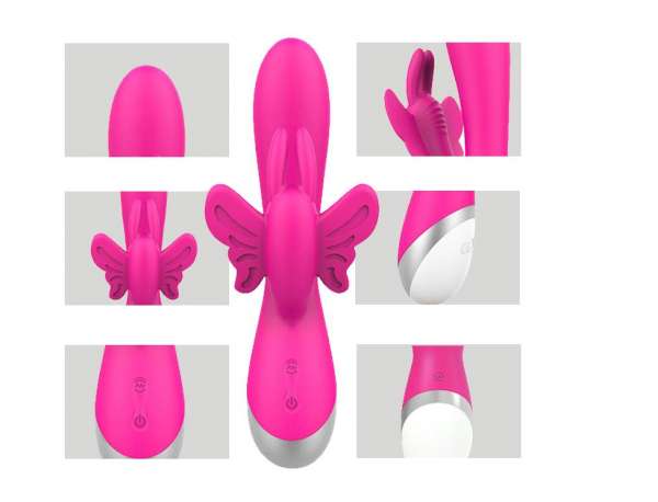 [ Mẫu Mới] Dương vật cầm tay hình bướm - RUNG NGOÁY  Mát Xa TẦN SỐ