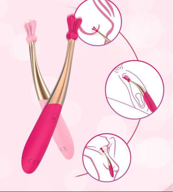 Bút đội đầu sạc 12 tần số rung massage thiết bị đồ chơi tình dục Nữ