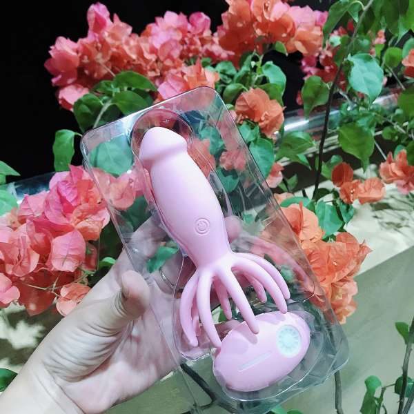 Bạch Tuộc Hoàng Tử Bé Rung Thanh Sạc Không Dây Điều Khiển Từ Xa