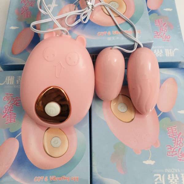 Trứng Chim Nhảy Đôi Massage có Dây - Tăng Kích Thích Đa Chế Độ