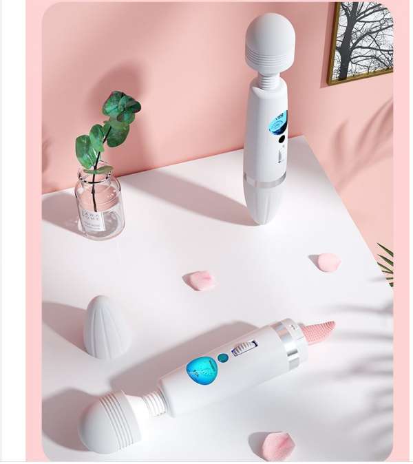 Bí Ẩn Ji Bão LCD Lưỡi Liếm AV 2 Đầu - Thủ dâm Rung Mạnh cho nữ