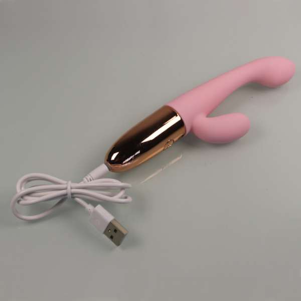 Gậy GOK rung đôi Goldfinger 2 đầu cho nữ giỡi _ dễ sử dụng an toàn