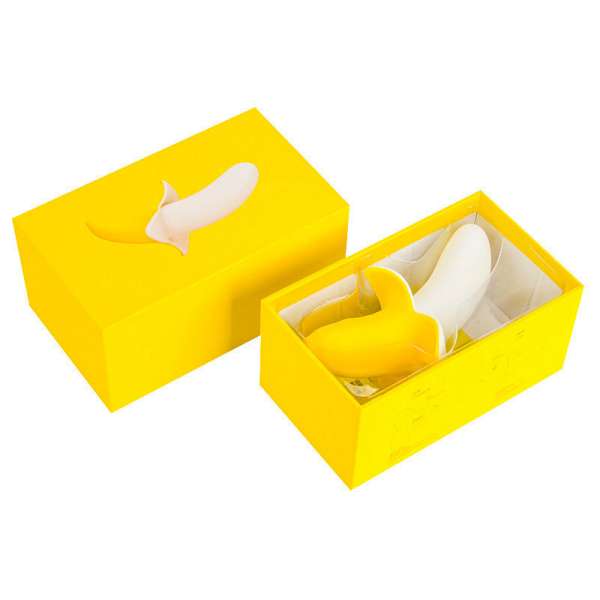 Trứng Rung Hinh Quả Chuối  Nhỏ Dễ Sử Dụng Cho Nữ_ Rung Đa Tần số