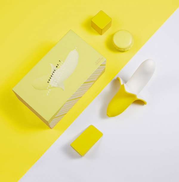 Trứng Rung Hinh Quả Chuối  Nhỏ Dễ Sử Dụng Cho Nữ_ Rung Đa Tần số