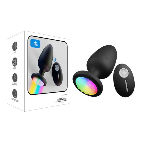 Phích Cắm hậu môn Phát Sáng - 12 chế độ rung dễ sử dụng nam nữ