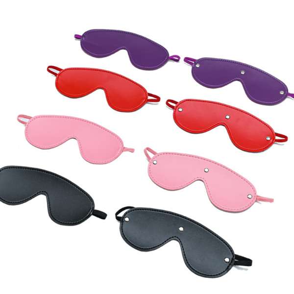 Dụng cụ Bịt Mắt Da Cao Cấp - Bộ Bạo Dâm SM nam nữ sử dụng nhiều màu