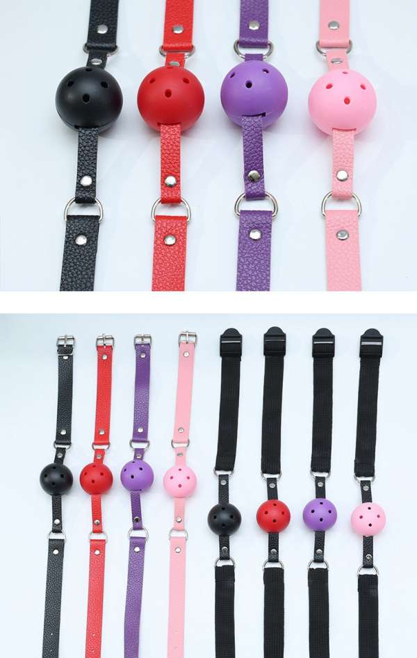 Bóng Khoá miệng - Bộ bạo dâm SM cho cặp đôi nam nữ màu đen cao cấp