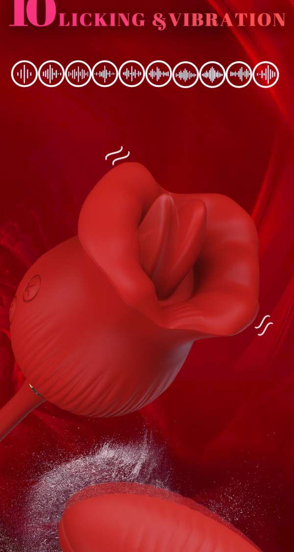 [Mẫu Mới] Hoa hồng Tanhua 2 Đầu mút lưỡi liếm massage nữ giới