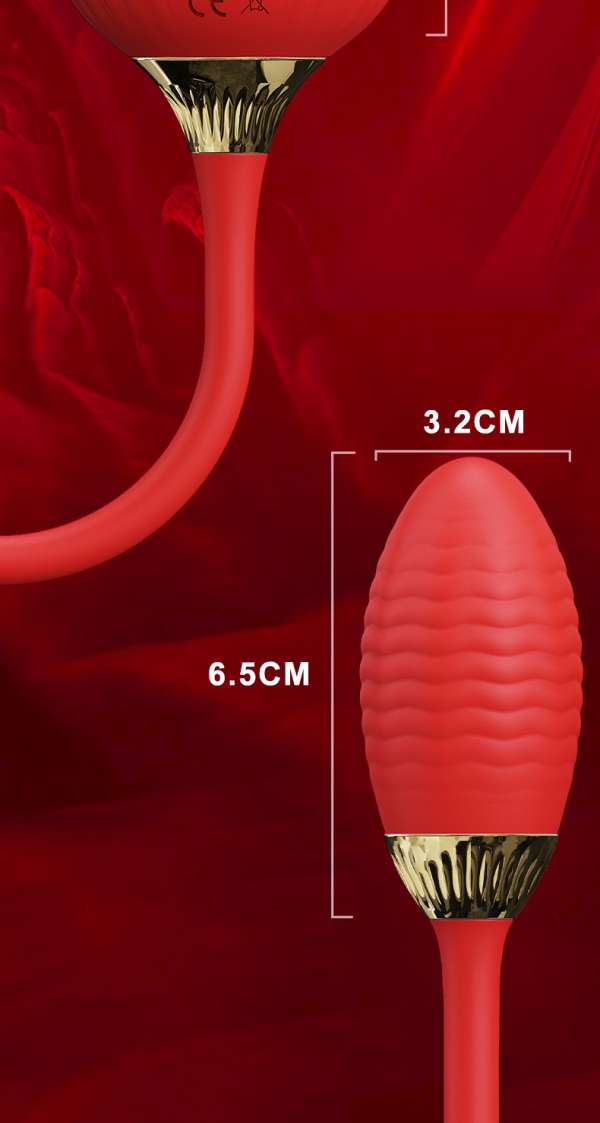 [Mẫu Mới] Hoa hồng Tanhua 2 Đầu mút lưỡi liếm massage nữ giới