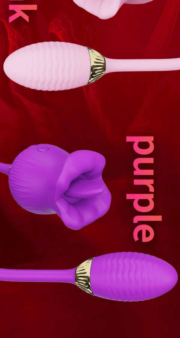 [Mẫu Mới] Hoa hồng Tanhua 2 Đầu mút lưỡi liếm massage nữ giới