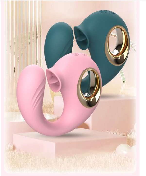 Cá heo lỗ cầm tay rung kèm lưỡi liếm - kích thích nữ giới cực khoái