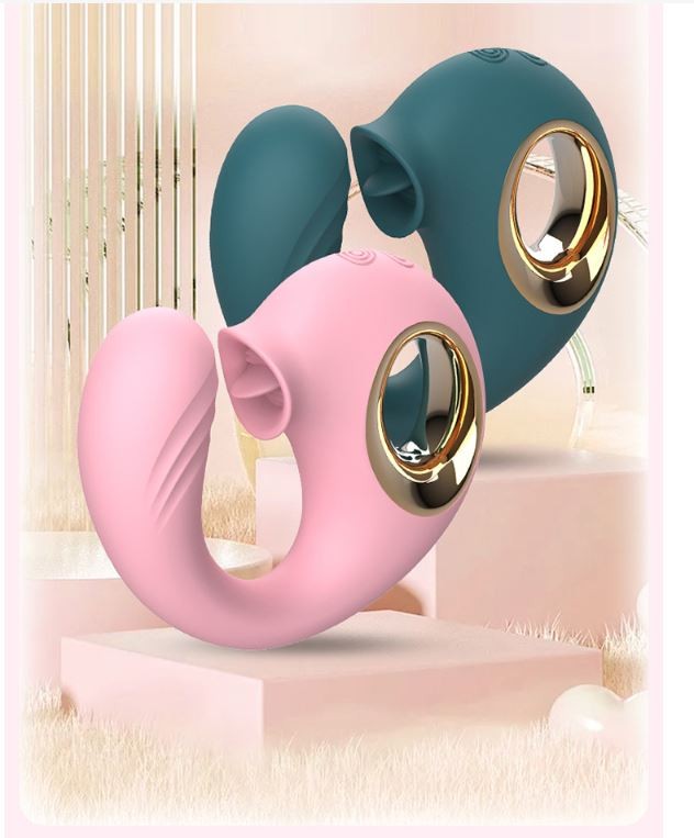 Cá heo lỗ cầm tay rung kèm lưỡi liếm - kích thích nữ giới cực khoái