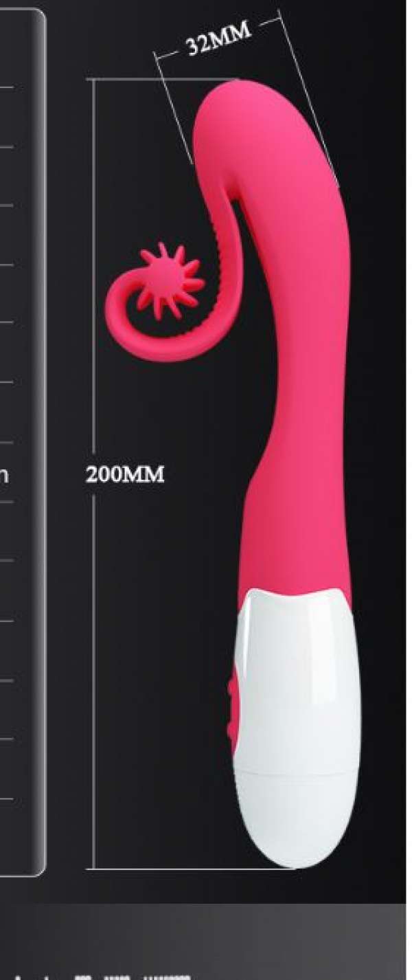 Chày Rung mát xa kết hợp 2 trong 1 30 tần số, thiết bị đồ chơi sextoy