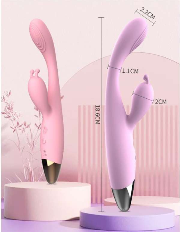 [ Bản Đặc Biệt ] Gậy Rung Gok Gold Finger Đôi 12 tần số rung massage