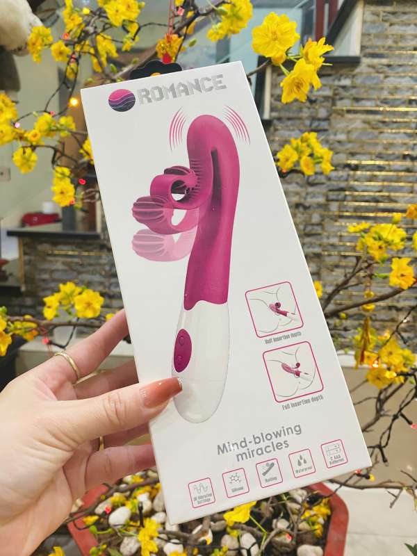 Chày Rung mát xa kết hợp 2 trong 1 30 tần số, thiết bị đồ chơi sextoy