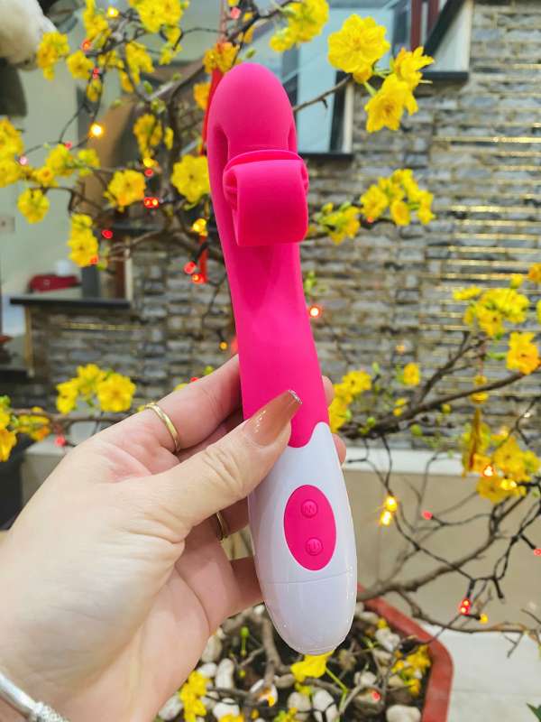 Chày Rung mát xa kết hợp 2 trong 1 30 tần số, thiết bị đồ chơi sextoy