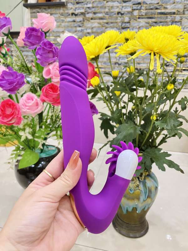 Dương Vật Rung Thụt kèm lưỡi liếm le cho nam nữ dễ sử dụng đa tần số