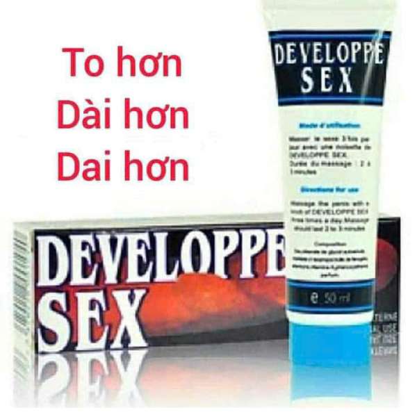 [Combo 2 tuýp] Gel Tăng Kích Thước Dương Vật developpe sex - tăng DV