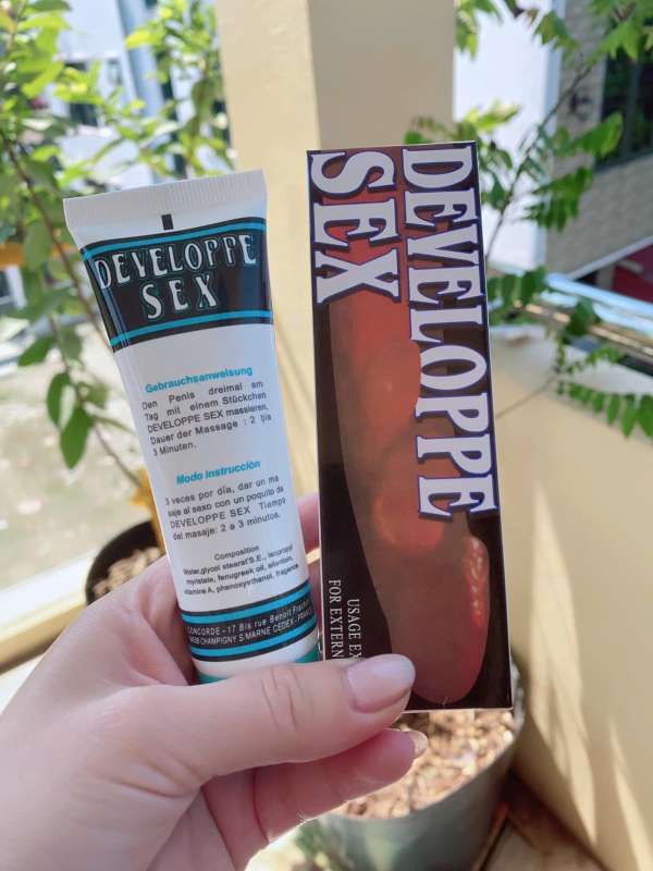 [Combo 2 tuýp] Gel Tăng Kích Thước Dương Vật developpe sex - tăng DV