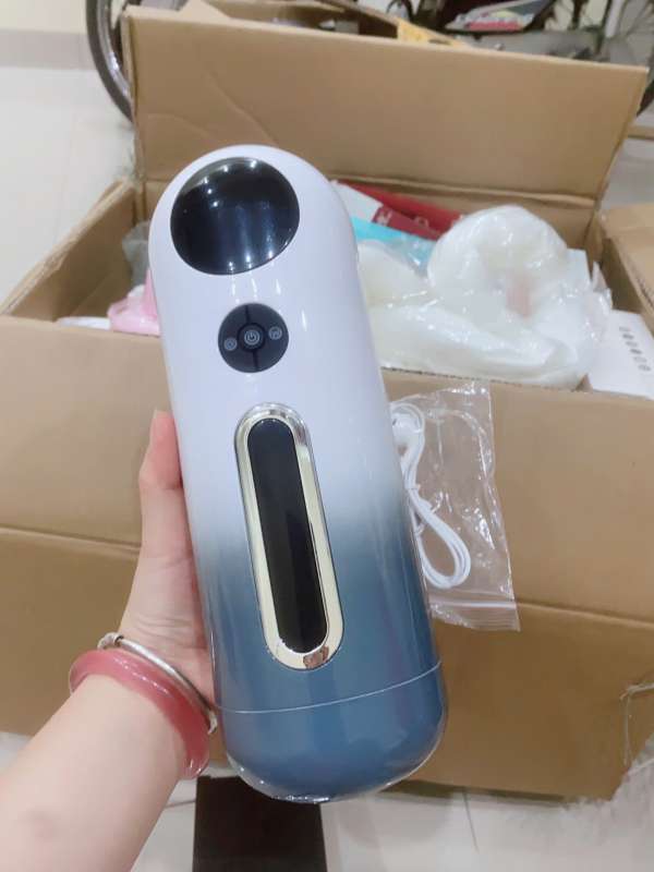 Cốc Nam Masturbator Đa Tần Số Kính Thiên Văn Hút Rung Phát Âm Máy Bay