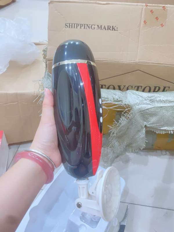 Âm đạo gắn tường mẫu mới kèm tai nghe dây sạc, rung đa tần số