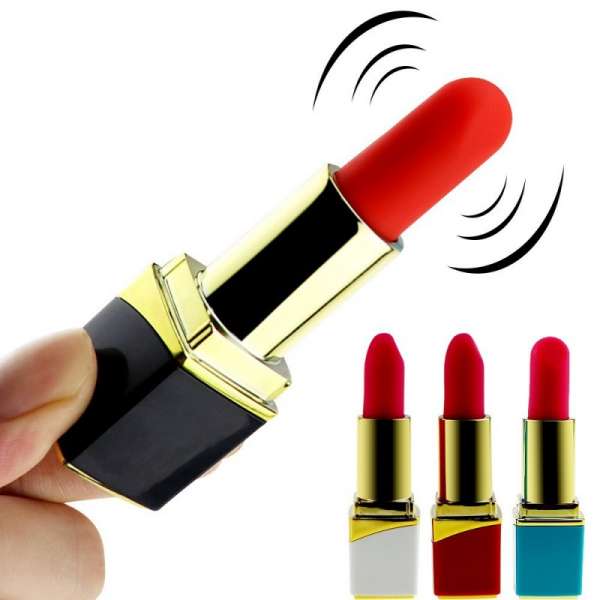 Son môi có thể sạc lại từ tính trứng rung mini nữ massage cho nữ