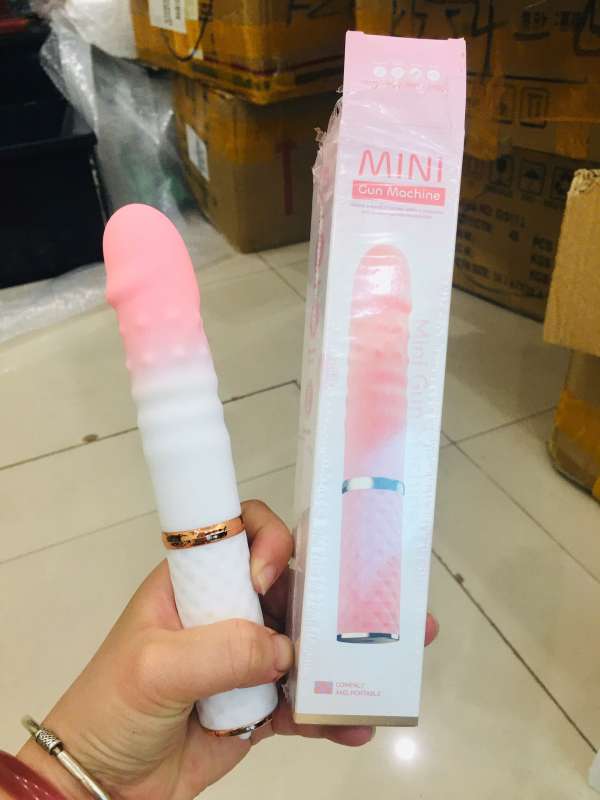 Dương Vật Mini màu hồng cho nữ rung đa chế độ_ tiện lợi dễ sử dụng